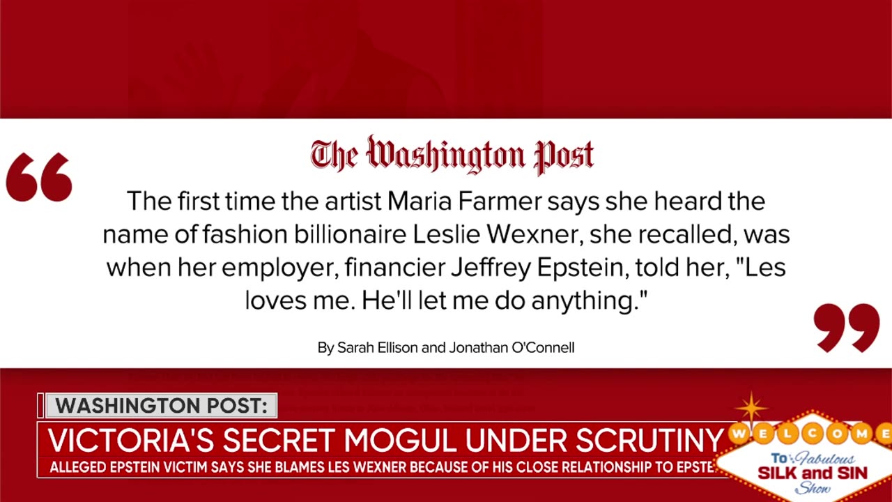 Les Wexner exposed with ties to Epstein