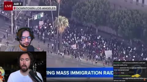 REACT Asmongold this is actually crazy RIOTS...