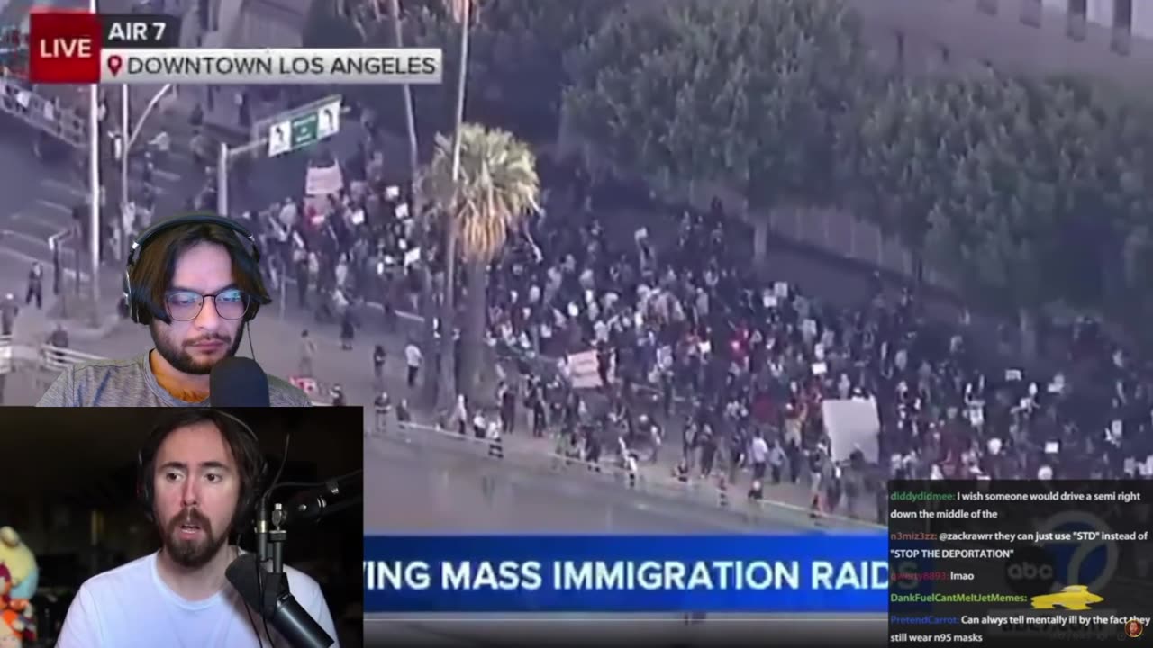 REACT Asmongold this is actually crazy RIOTS...