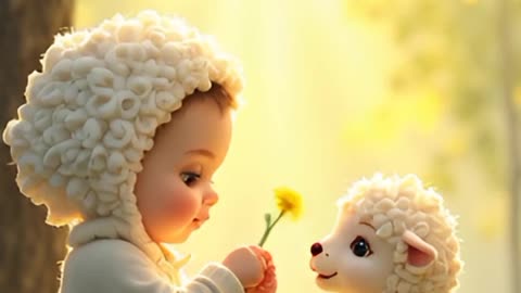 Cute baby Sheep