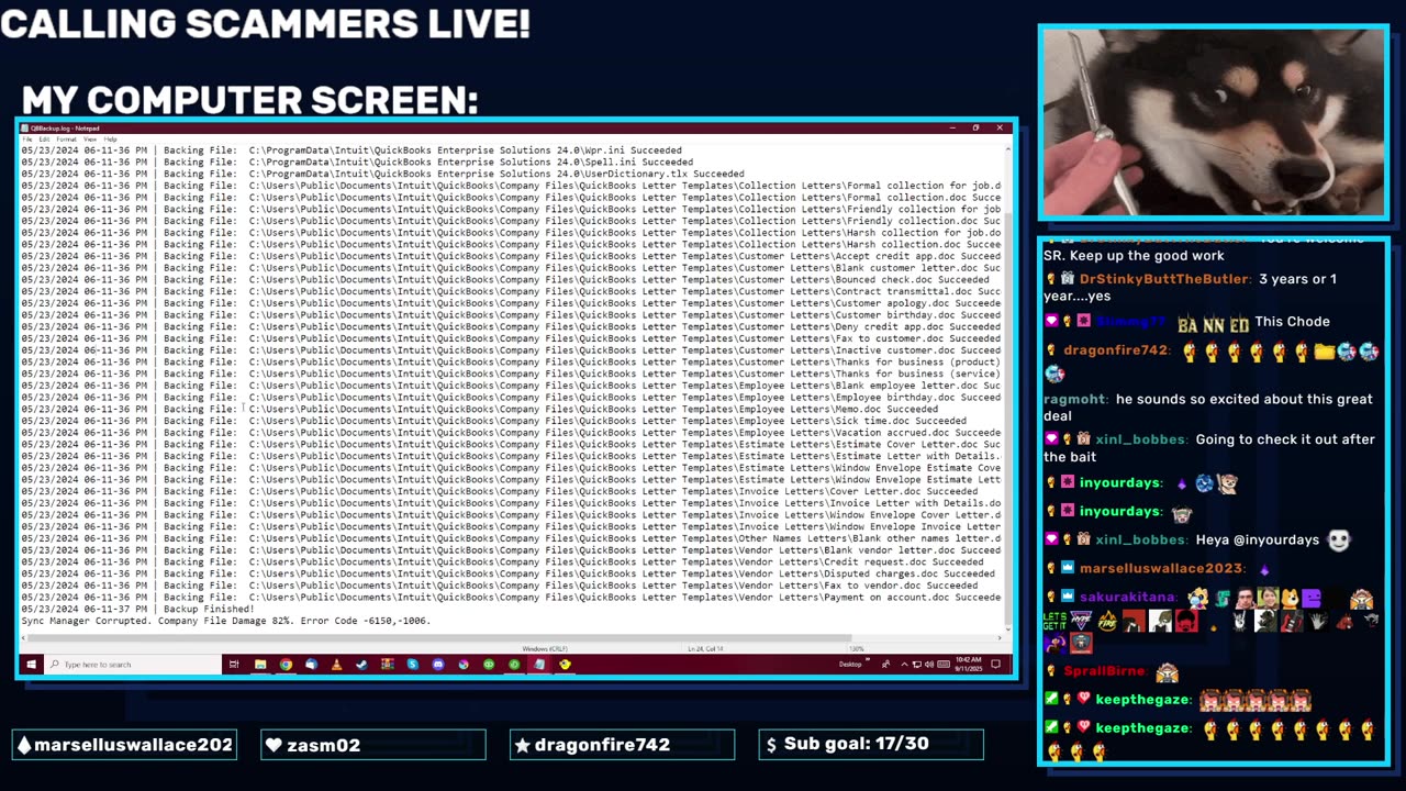 Short stream! Live Scammer Calls!