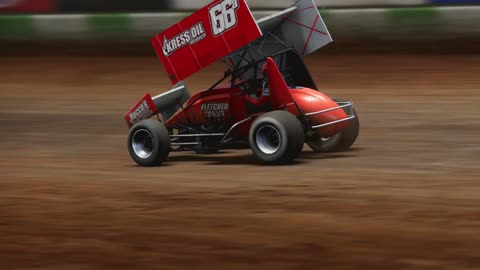 World of Outlaws Dirt Racing Race21