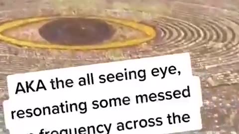Mosaics of the all seeing eye and a map of the flat earth under the ...