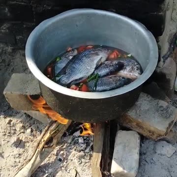 African village life ..