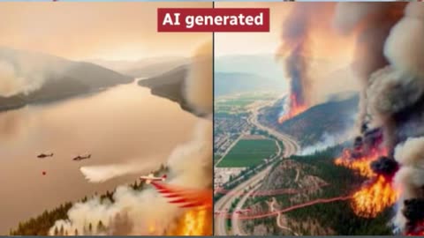 AI-generated wildfire images spreading misinformation in B.C., fire officials warn