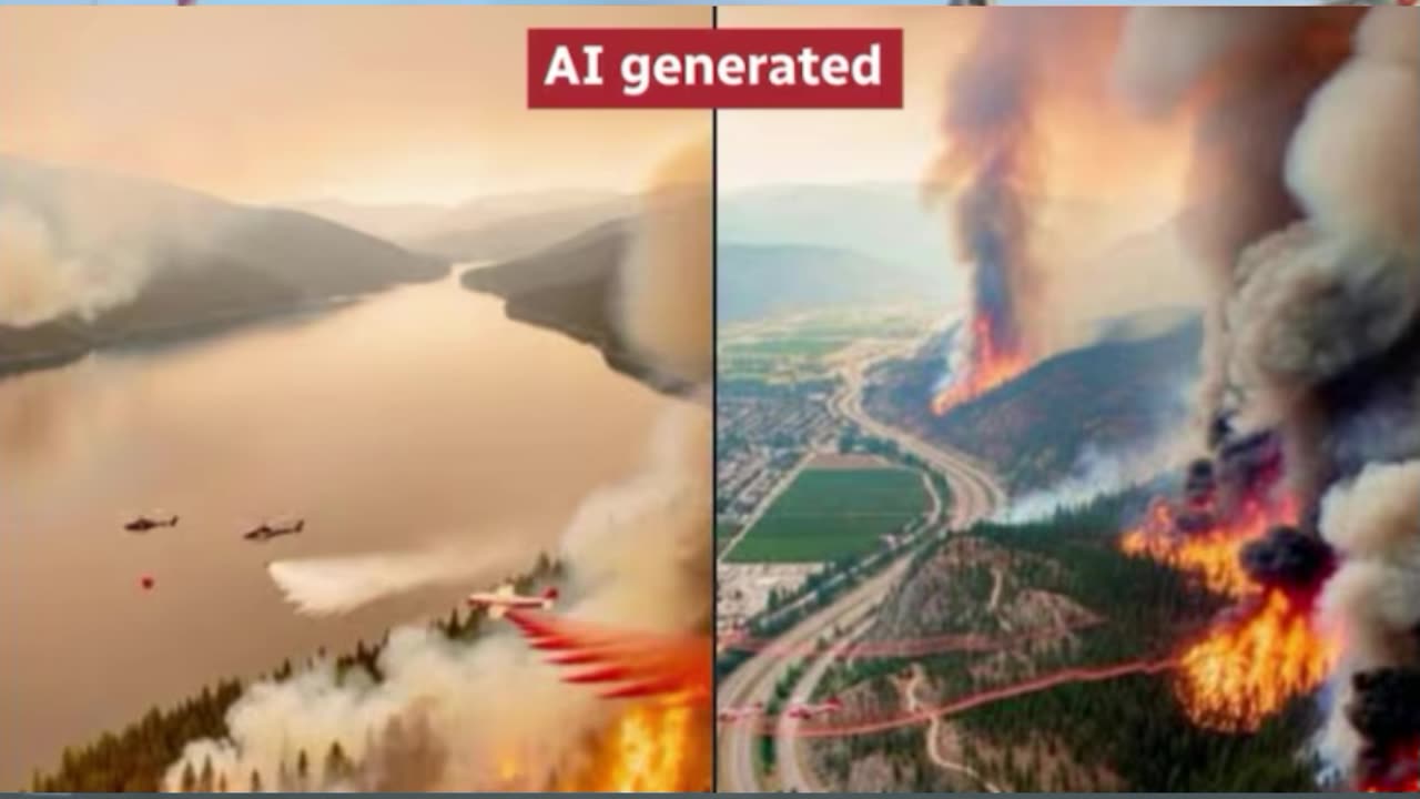 AI-generated wildfire images spreading misinformation in B.C., fire officials warn