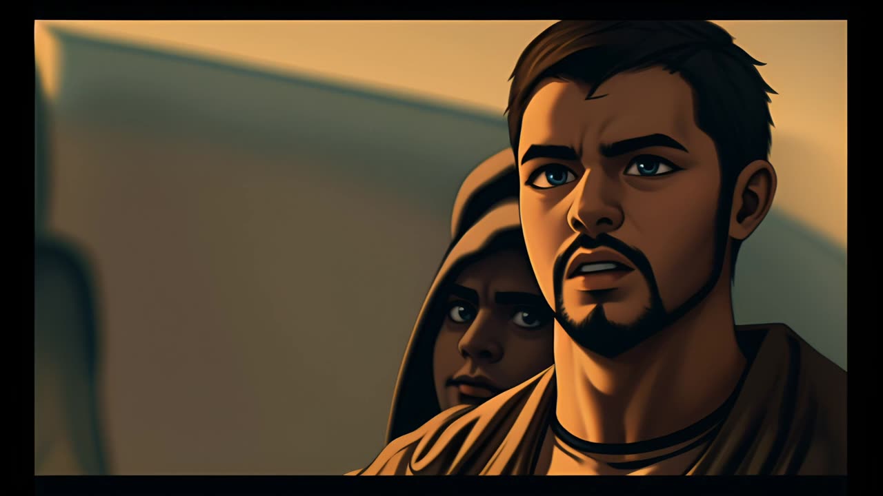 Nasir and Agron - Spartacus