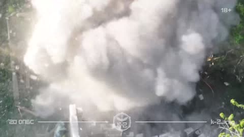 Ukrainian Attack on a Russian Drone Base/Outpost