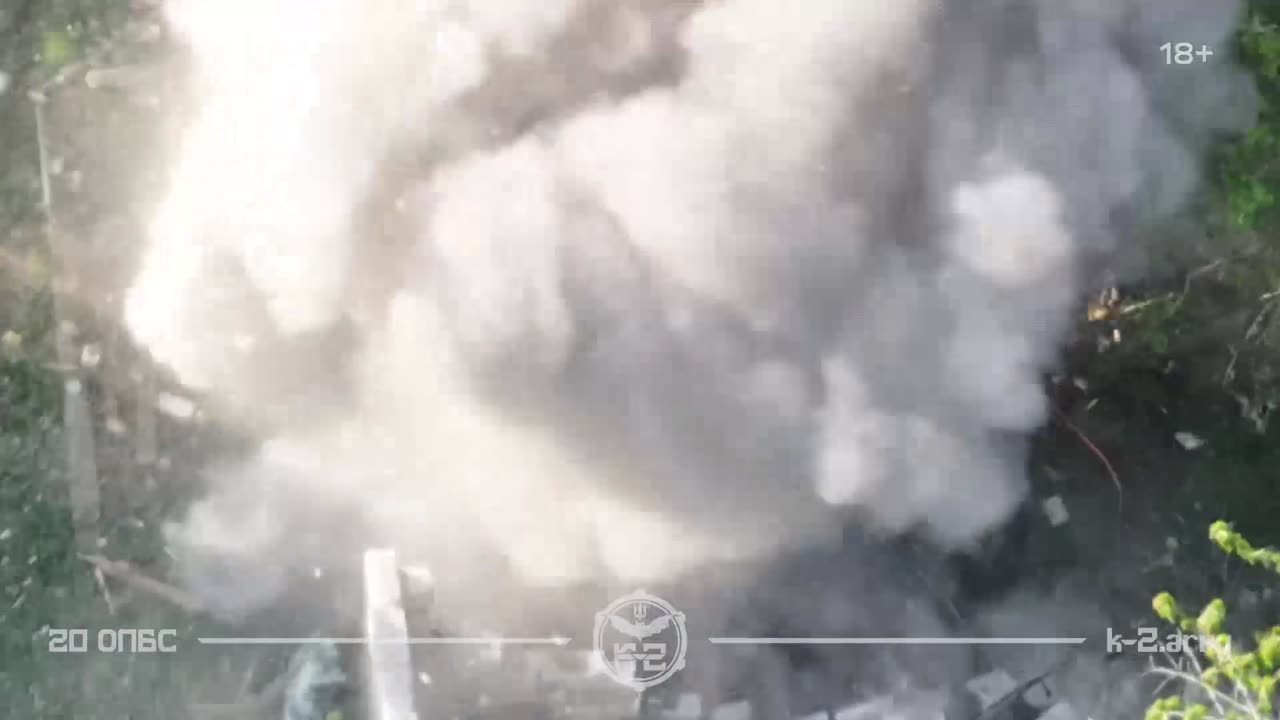 Ukrainian Attack on a Russian Drone Base/Outpost