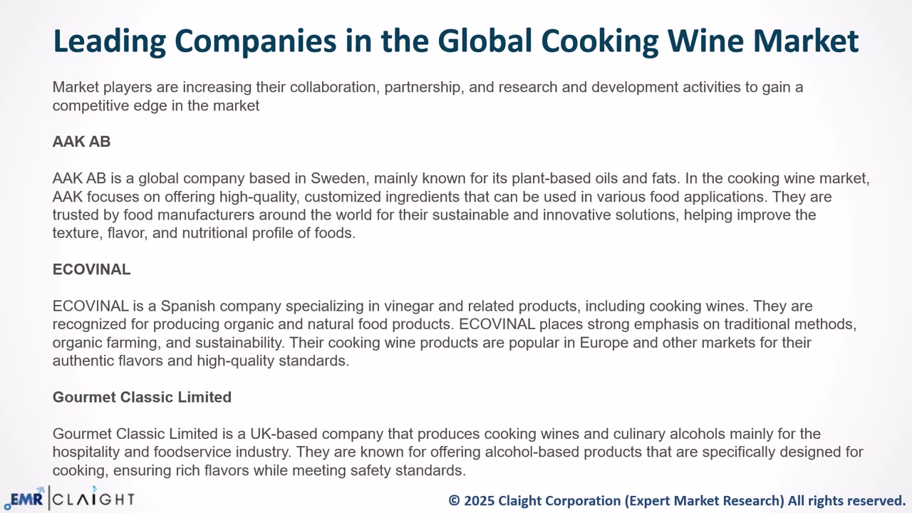 Cooking Wine Market Size, Growth and Forecast | 2025-2034