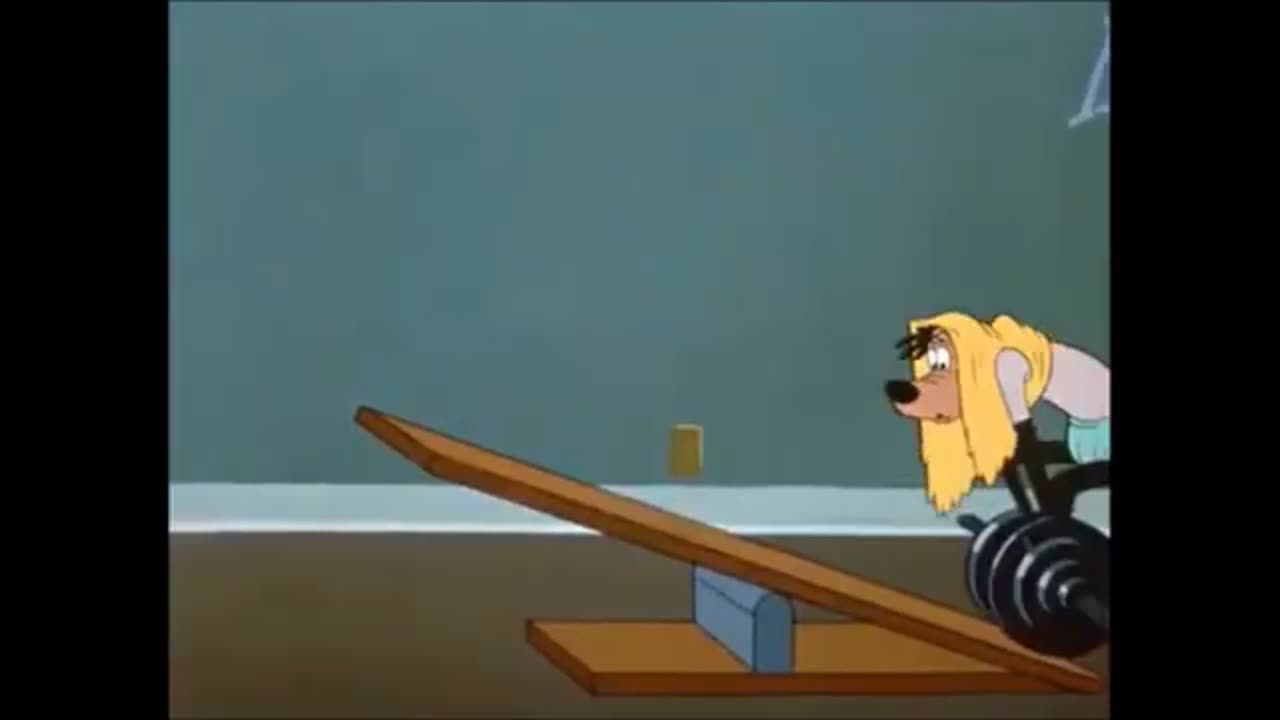 Accidentally Spanked by a Wooden Board - Goofys Gymnastics 1949