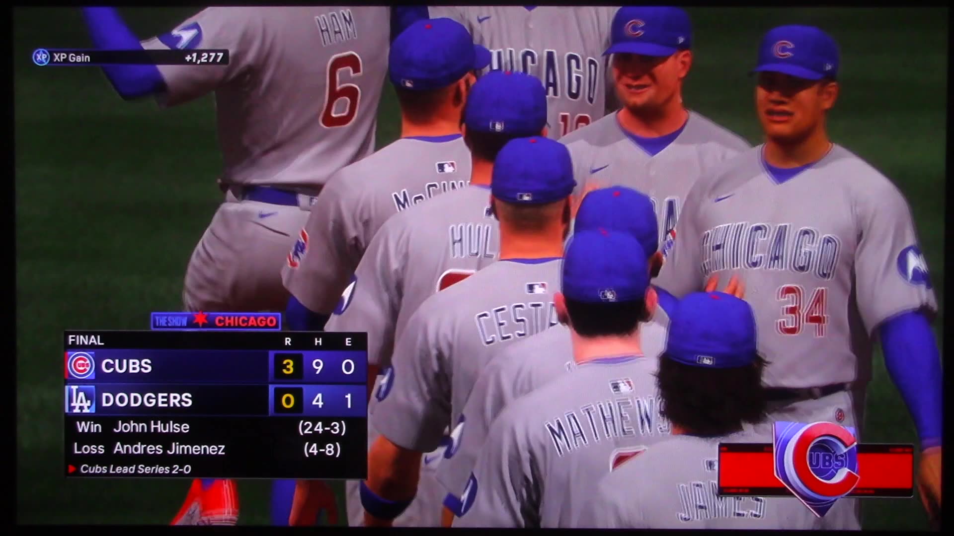 MLB The Show: Chicago Cubs vs Los Angeles Dodgers (S18 G158)