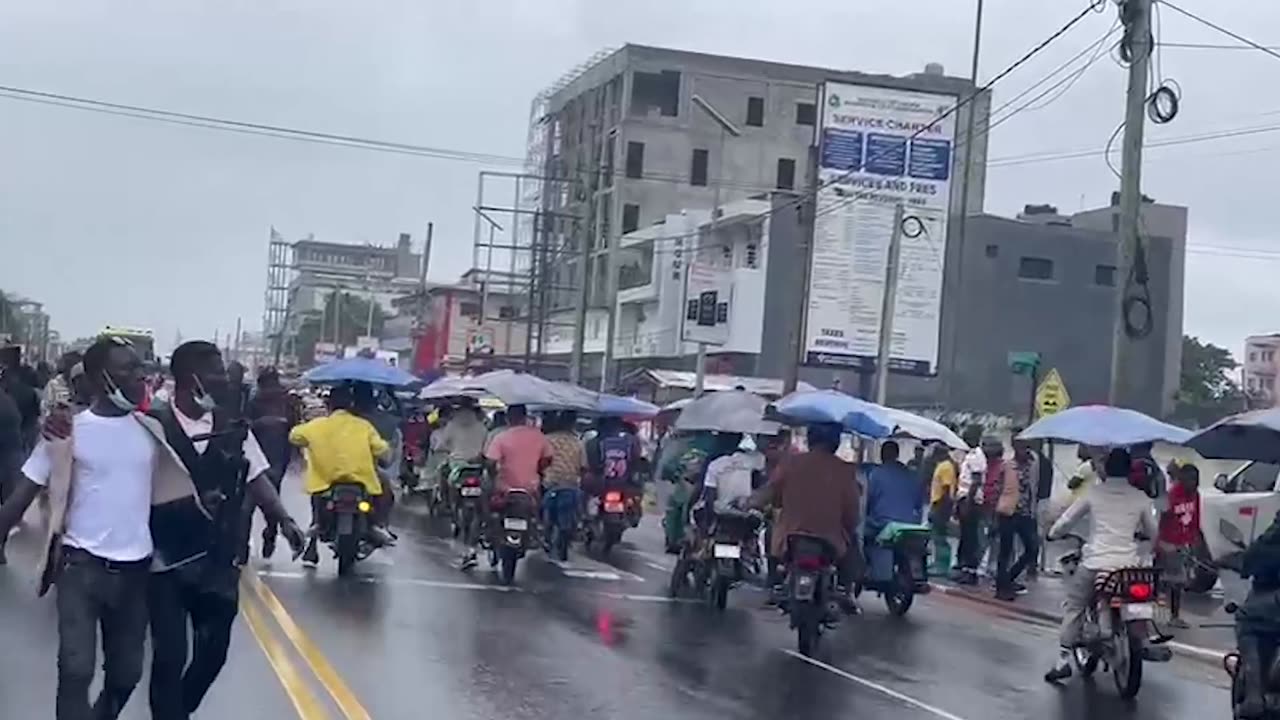 Things Remain Heated In Monrovia!! ☠️🚨☠️🚨Liberians Protest Against Inflation & Corruption #africa