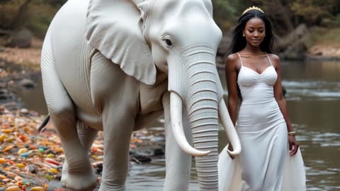 Elephant girl