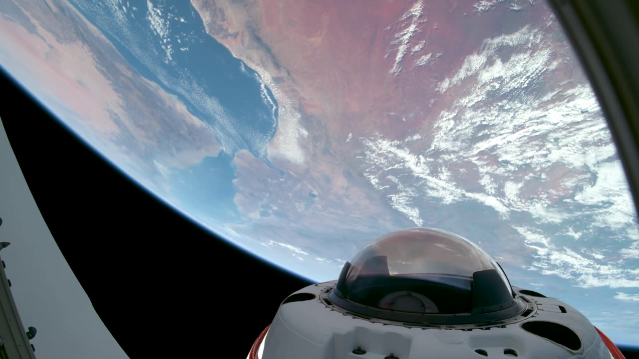 SpaceX Fram2: Stunning Views Of The Earth's Poles From Crew Dragon