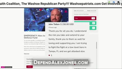 Alex Jones, Info Wars, 07/19/2025