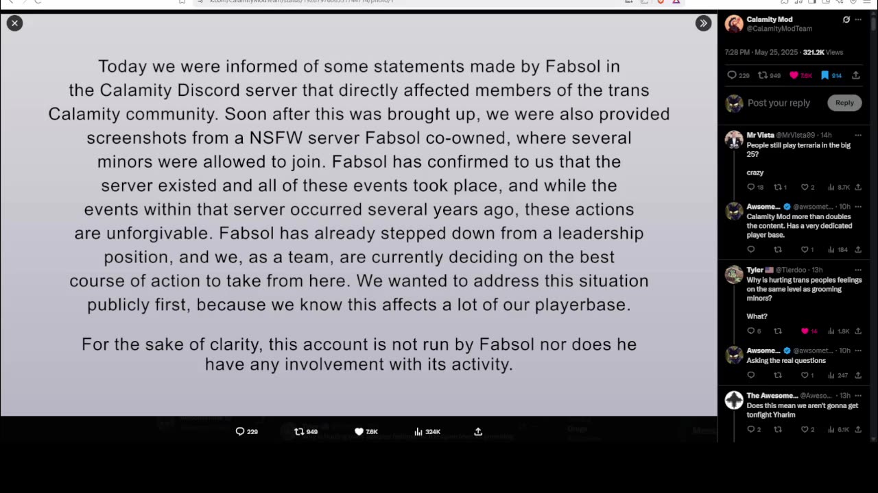 Fandom Drama: Fabsol's Calamitous Calamity