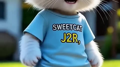 The cute cat has no friends