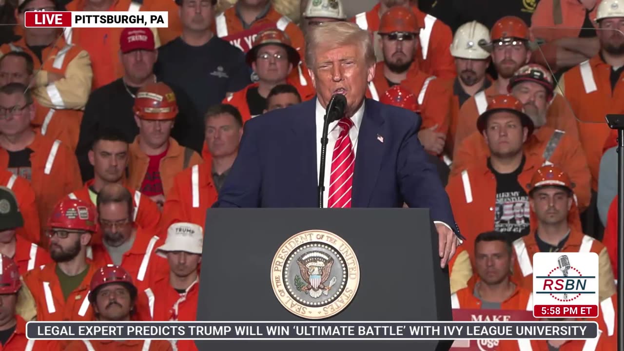 FULL SPEECH: President Trump Holds a Rally in Pittsburgh, PA - 5/30/25