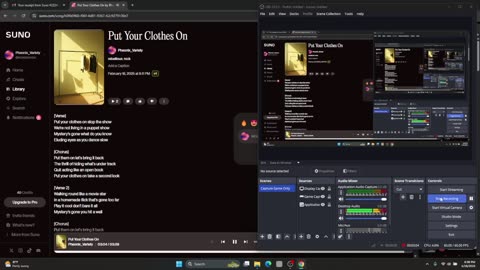 Put Your Clothes Back On ~ Music