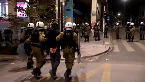 Clashes erupt at Athens protest marking teen’s killing anniversary