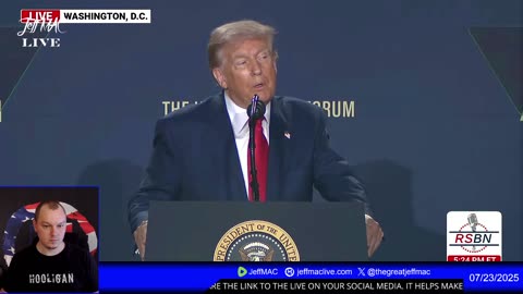 LIVE: President Trump "Winning the AI Race" Summit