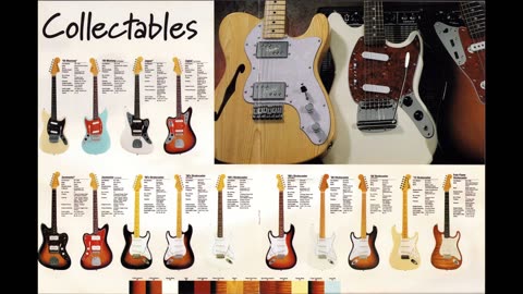 1995 Fender Guitar Catalog No Sound, Historical Reference
