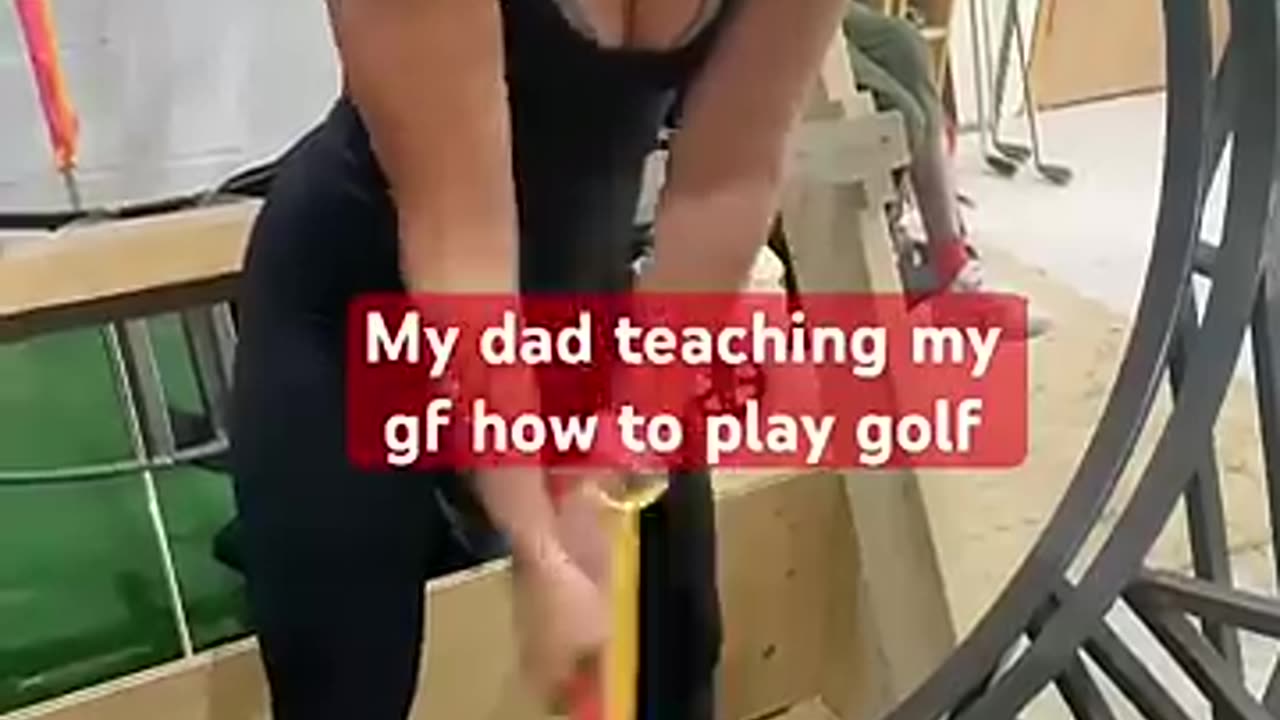Breaking: Beginner golf lessons ⛳️ #golf