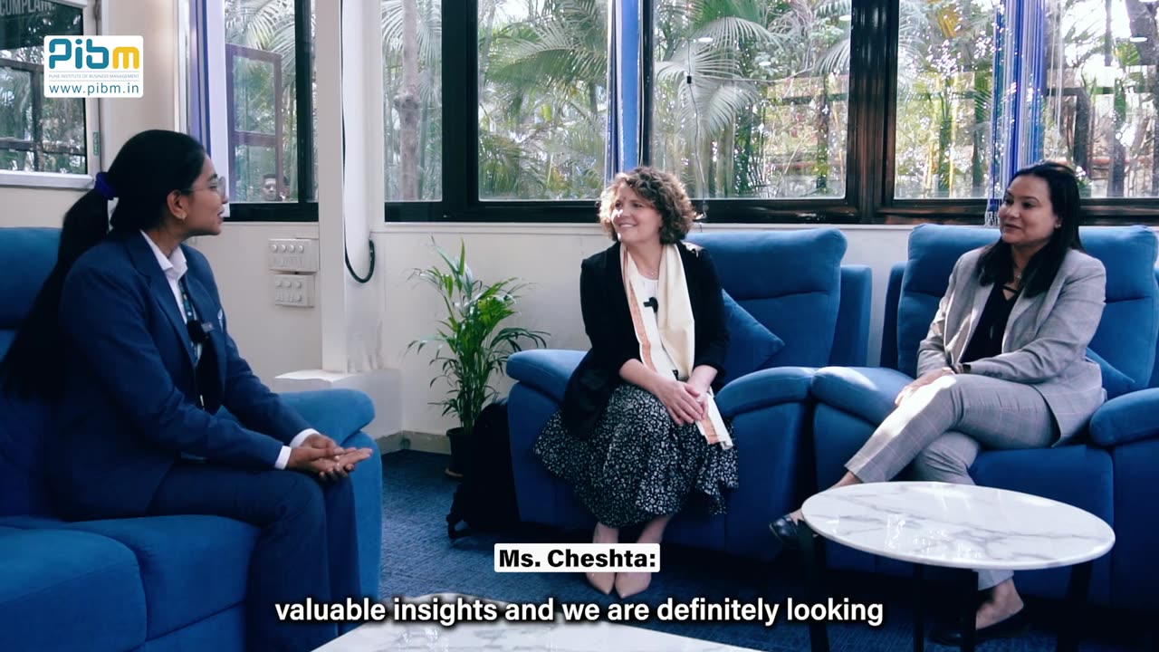 Corporate Guest Interview | Ms. Zarna Trivedi & Ms. Molly Steffen | 66degrees | PIBM Pune