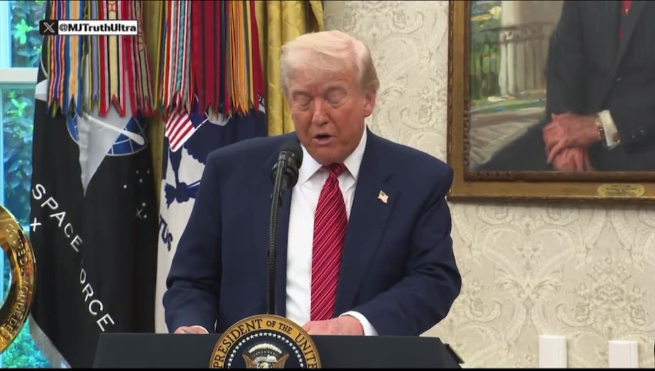 President Trump proudly announces a Proclamation honoring the United States Triumphant victories in World War I and World War II