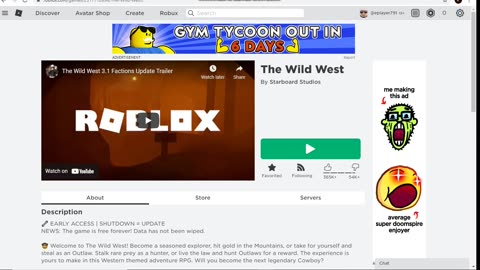 The Wild West page