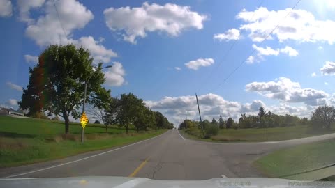 [4K] Georgina, Ontario! #2 "Fall" Driving to Tech'2 ON. CA.