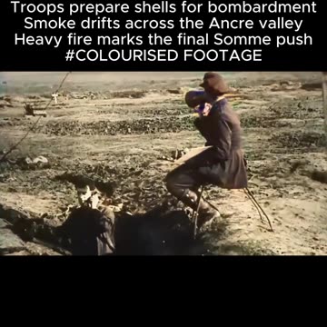 British 8-inch howitzers in action at the Battle of Ancre 1916