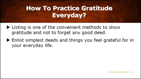 365 Manifestation Power - Part Six