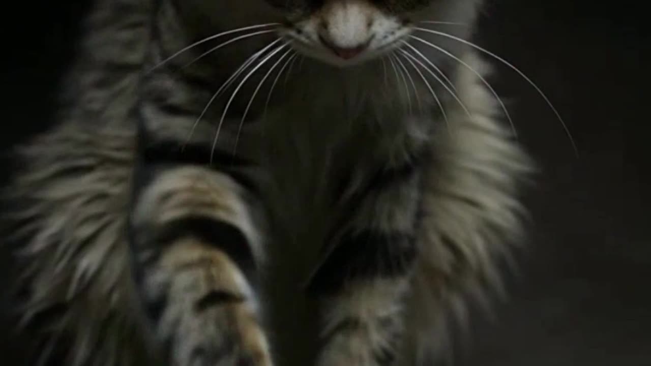 Cat and Broken Mirror