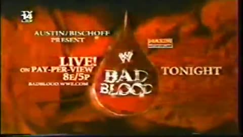 WWE Bad Blood 2003 TV Commercial
