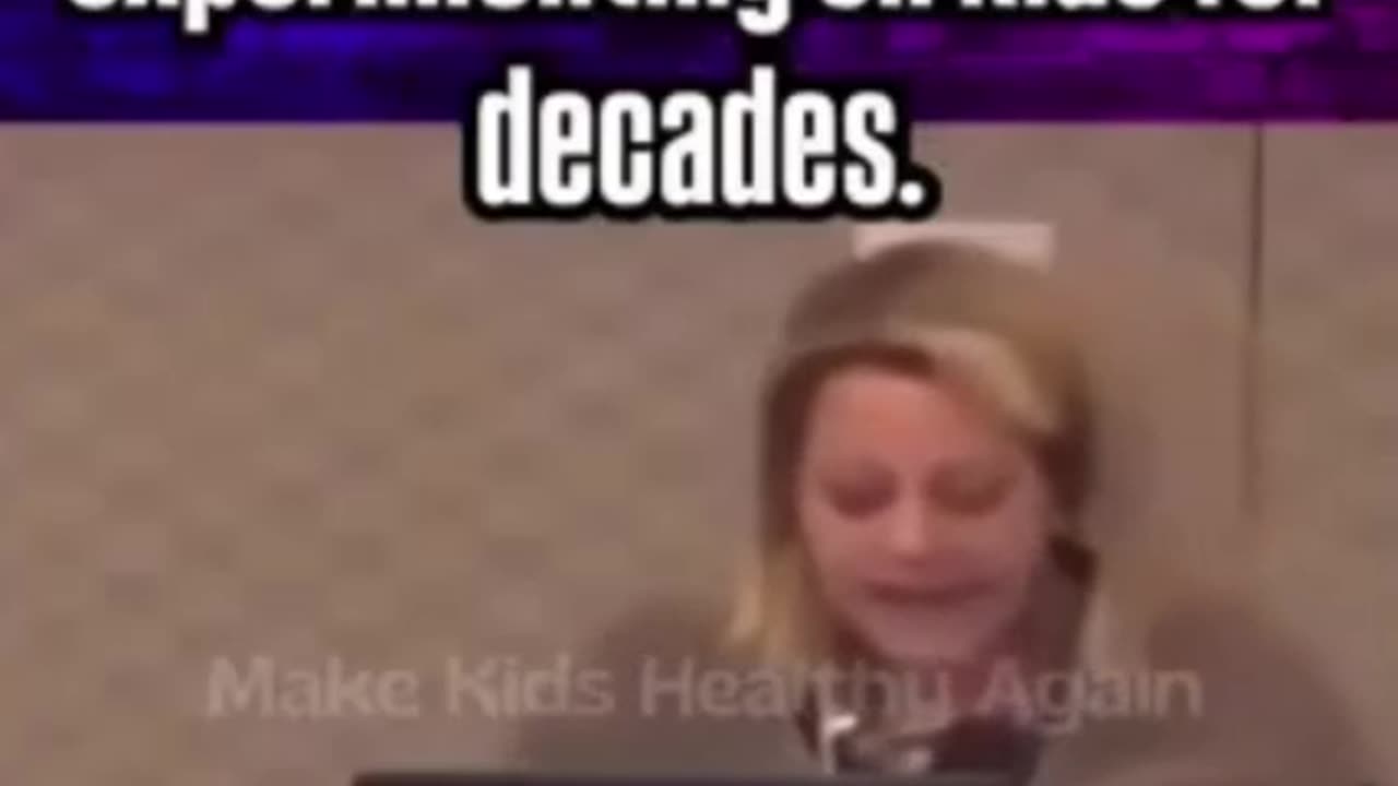 Parasites are in children's jabs. Insane