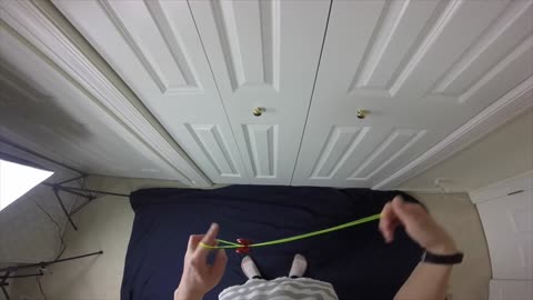 2 TRICKS 1 VIDEO_ Hop to backwards triangle, slack to regular triangle