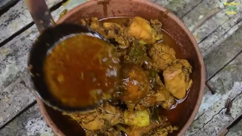 ගමේ රසට මිරිසට චිකන් කරි හදමු | Sri Lankan Traditional Chicken Curry Recipe