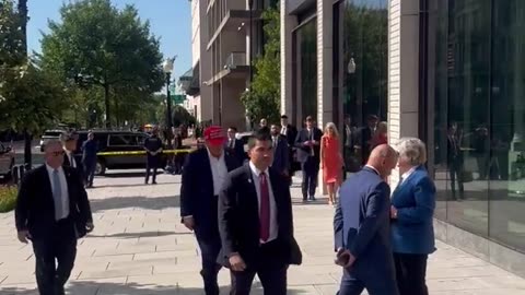 Trump makes a surprise appearance at ‘The People’s House’ gift shop