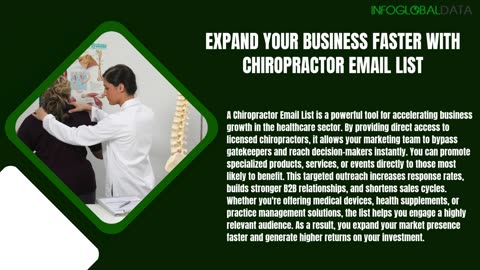 Why Do You Need Chiropractor Email List?