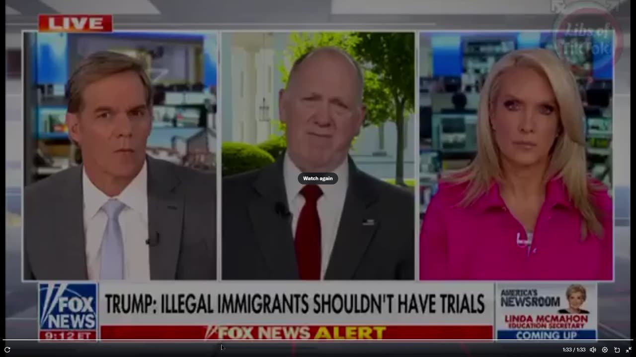 Holy shlit. Tom Homan just murdered the Democratic Party on live TV