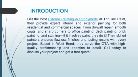 Get the best Exterior Painting in Runnymede