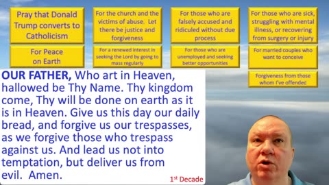 Mary's Daily Live Holy Rosary Prayer at 8:00 p.m. EDT 05/31/2025
