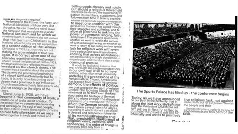 1938 The National Church news article - Path of German Christians