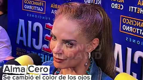 Alma Cero CAMBIA el COLOR de sus OJOS: "Lo hice por vanidad"