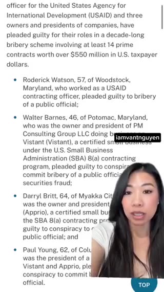 Court documents show the USAID officials involved in giving out over $550 million in contracts