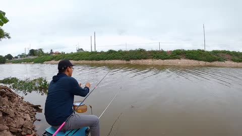 Trolling for Muskie in a Vast Foggy Lake