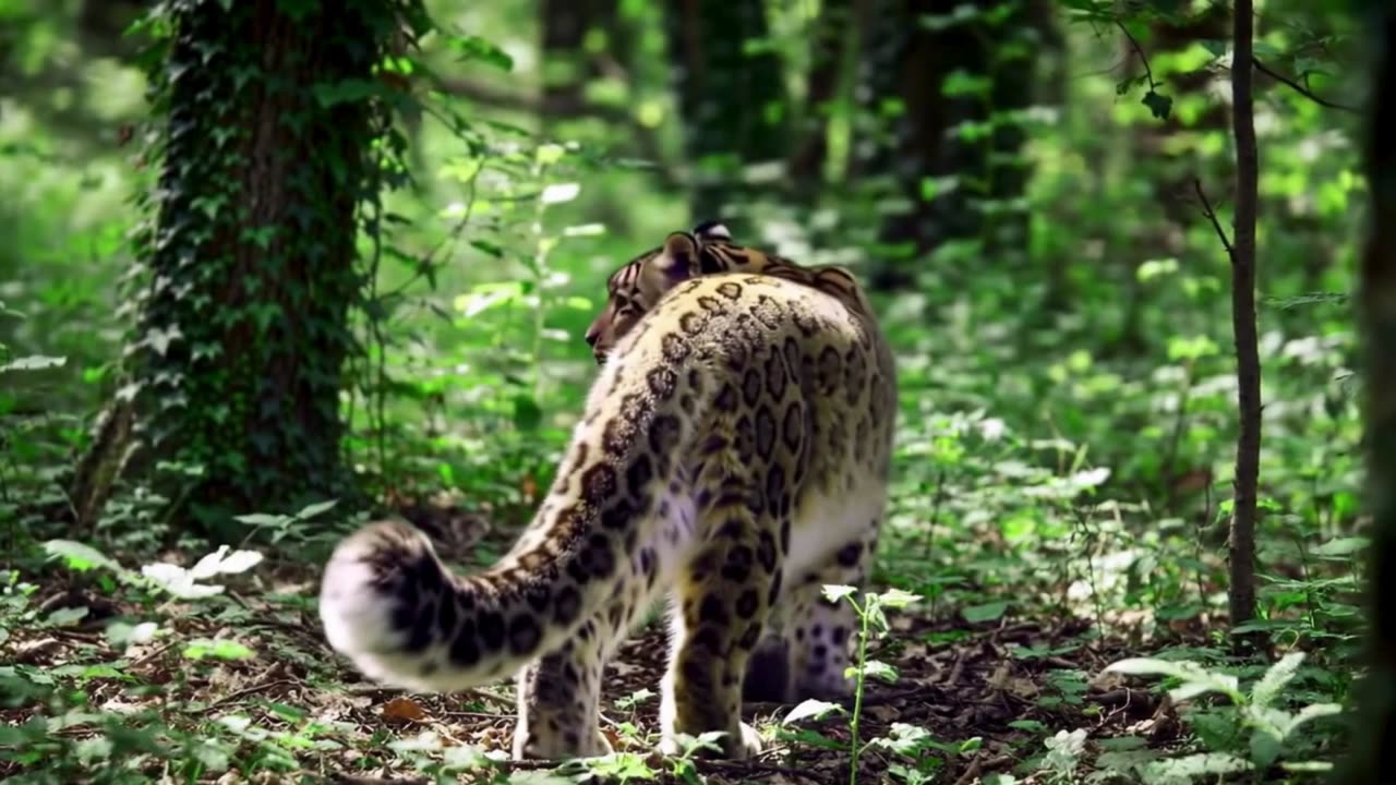 Majestic Snow Leopard Walks Through the Wild | Rare Wildlife Sighting"