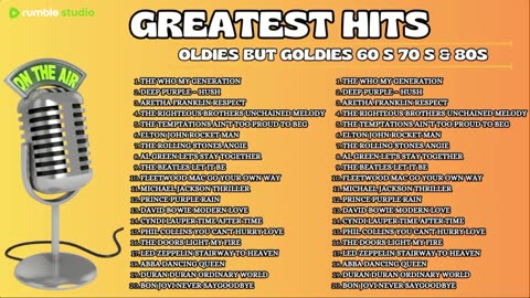 GREATEST HITS - BEST OLDIES SONGS 60s 70s